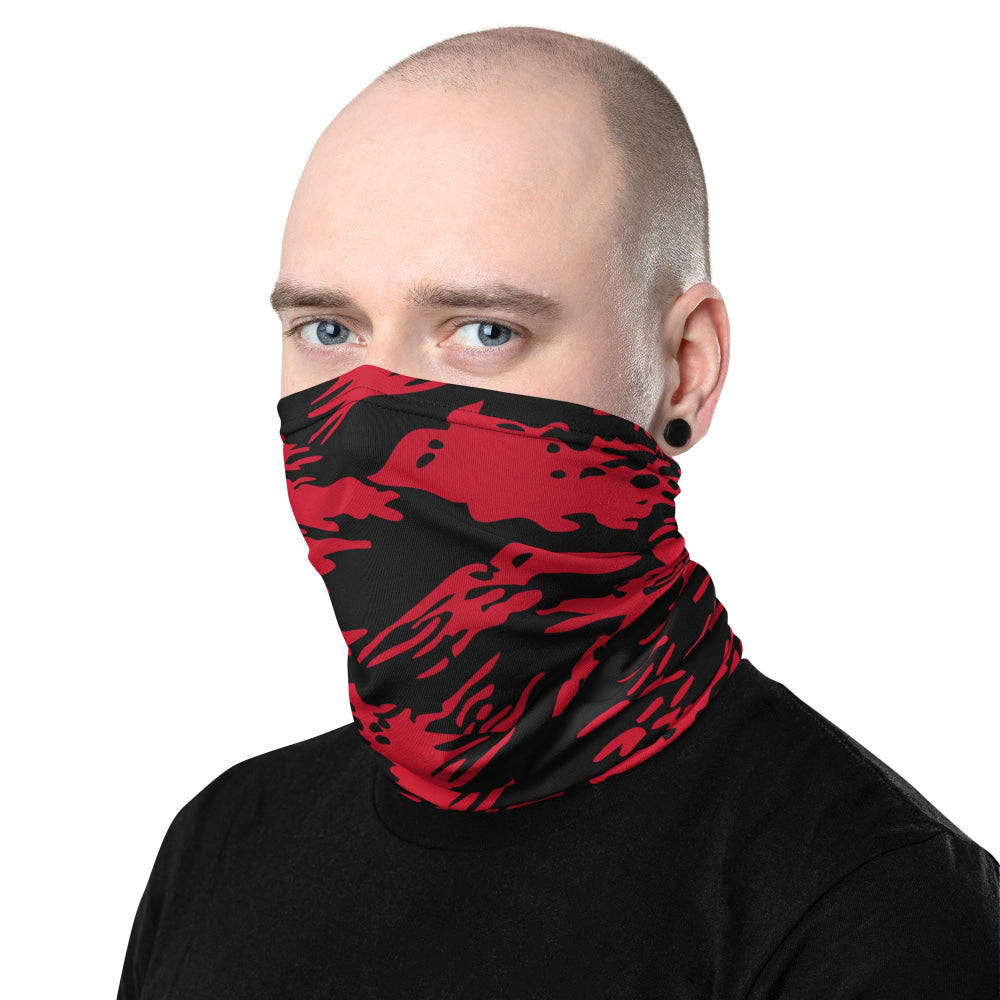 Modern Warfare Red Tiger Stripe CAMO Neck Gaiter