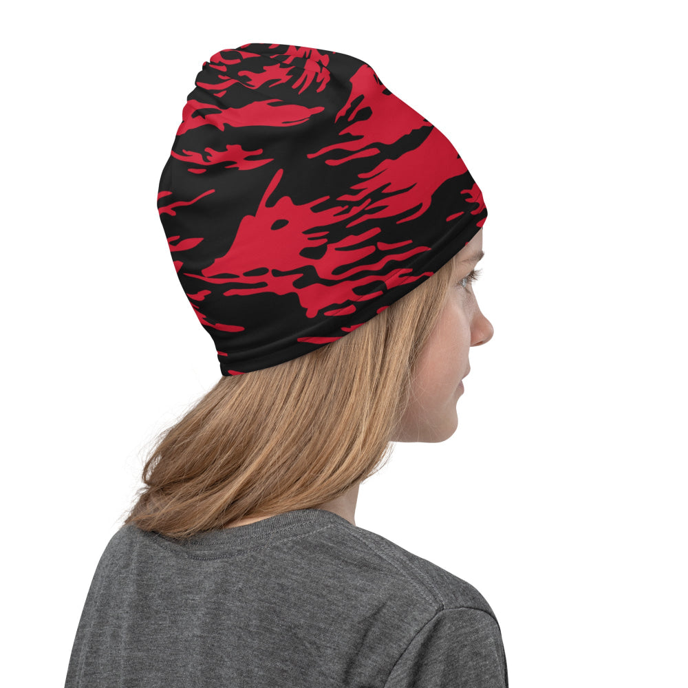 Modern Warfare Red Tiger Stripe CAMO Neck Gaiter