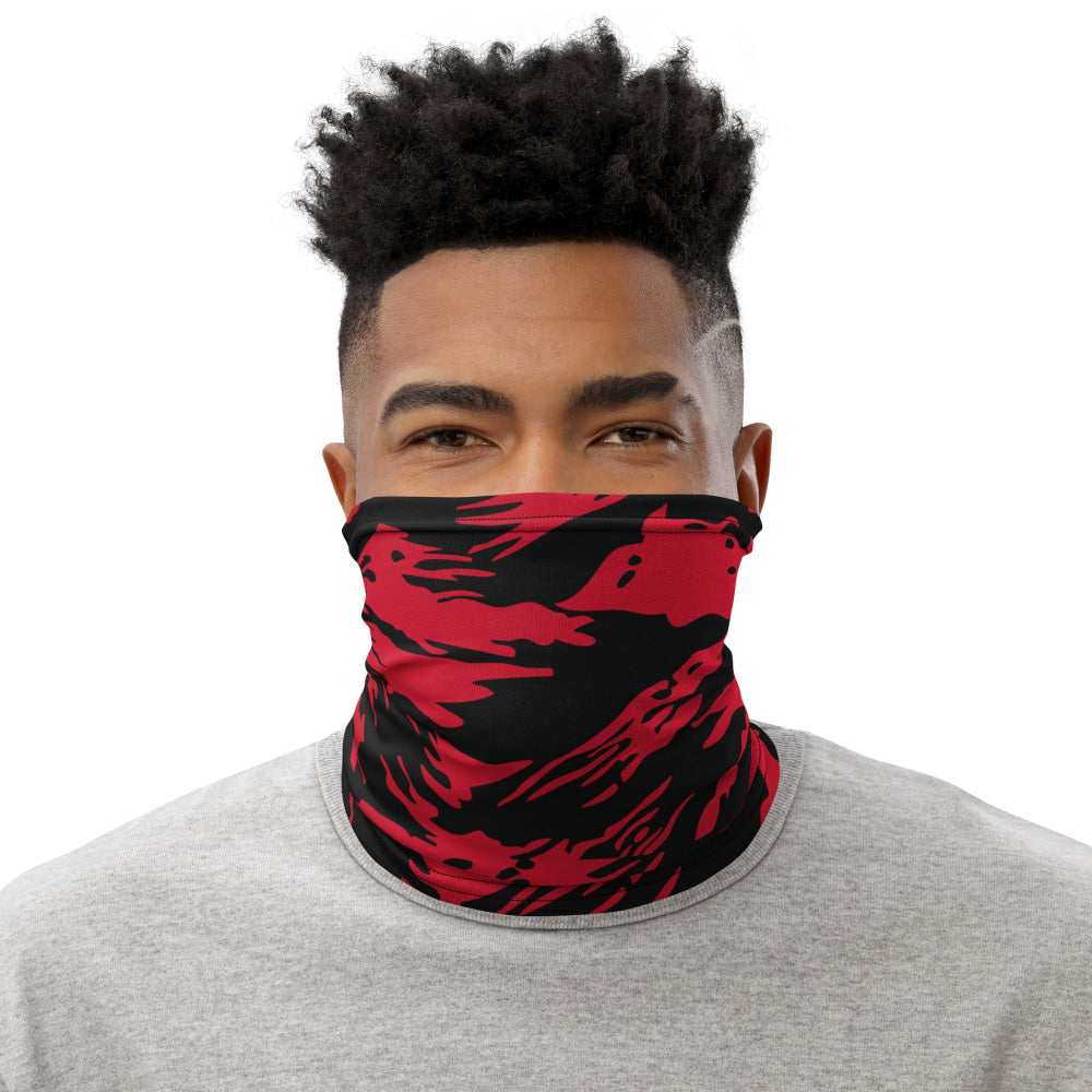 Modern Warfare Red Tiger Stripe CAMO Neck Gaiter