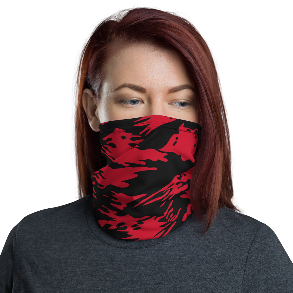 Modern Warfare Red Tiger Stripe CAMO Neck Gaiter