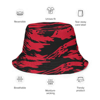 Modern Warfare 2 Red Tiger Stripe CAMO Reversible bucket hat