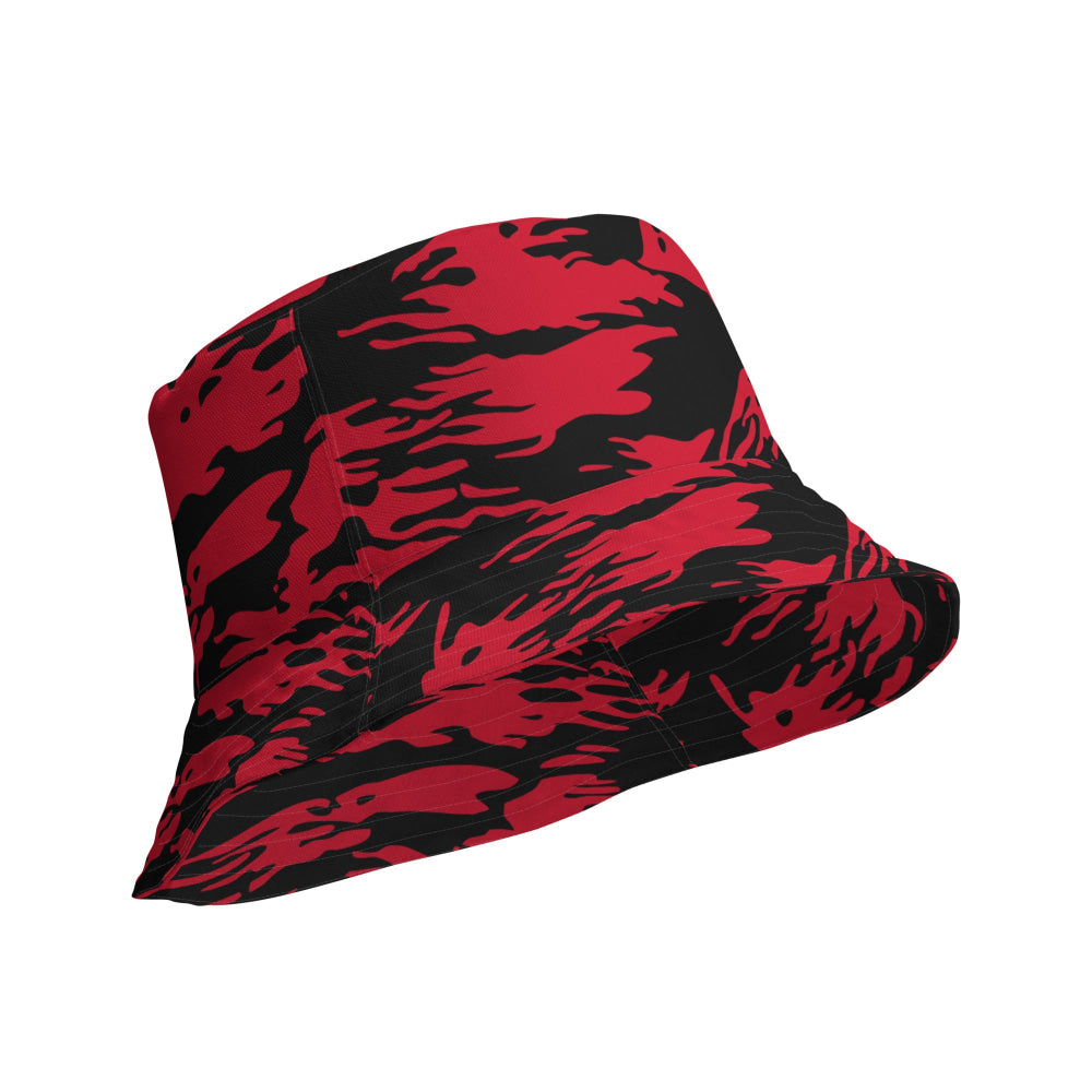 Modern Warfare Red Tiger Stripe CAMO Reversible bucket hat - Bucket Hat