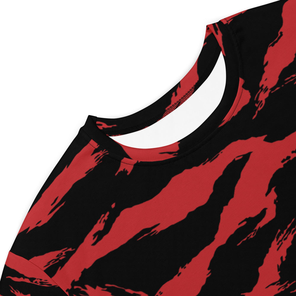 Modern Warfare Red Tiger Stripe CAMO T-shirt dress - Womens T-Shirt Dress