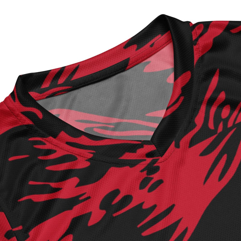 Modern Warfare 2 Red Tiger Stripe CAMO unisex basketball jersey