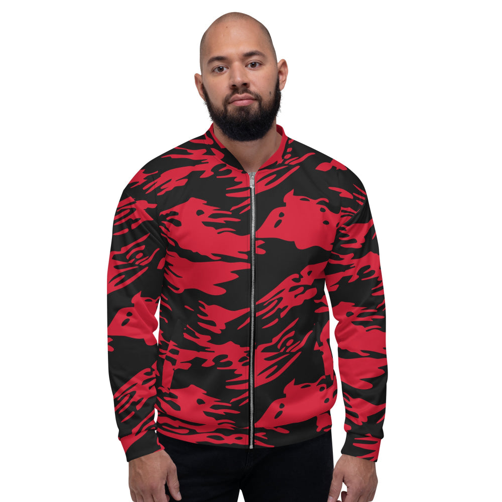 Modern Warfare Red Tiger Stripe CAMO Unisex Bomber Jacket