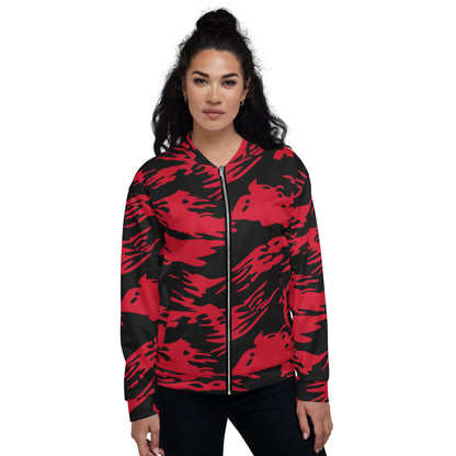 Modern Warfare Red Tiger Stripe CAMO Unisex Bomber Jacket