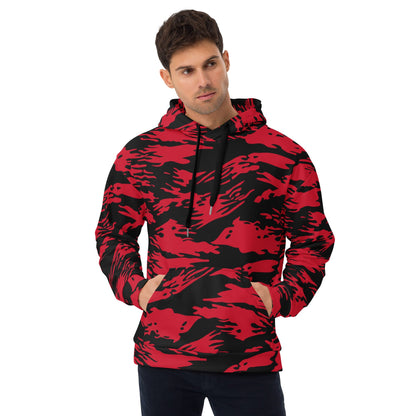 Modern Warfare Red Tiger Stripe CAMO Unisex Hoodie - 2XS