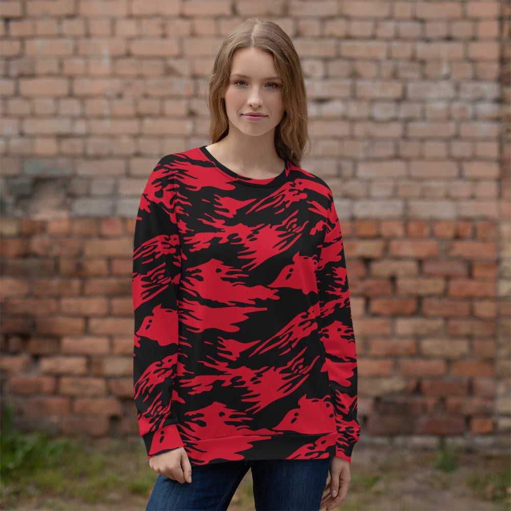 Modern Warfare Red Tiger Stripe CAMO Unisex Sweatshirt