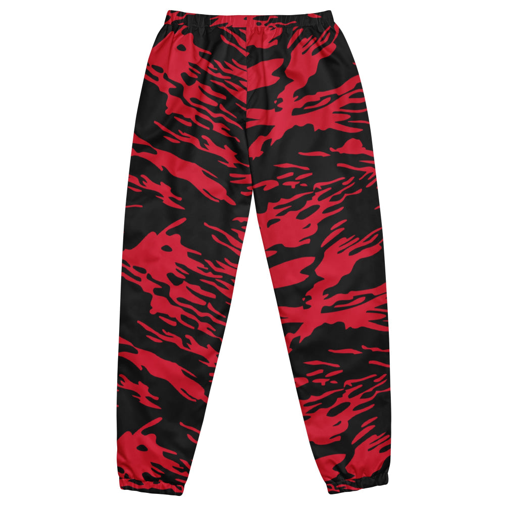 Modern Warfare Red Tiger Stripe CAMO Unisex track pants - Track Pants