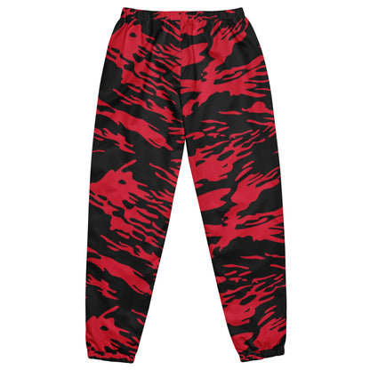 Modern Warfare Red Tiger Stripe CAMO Unisex track pants - Track Pants