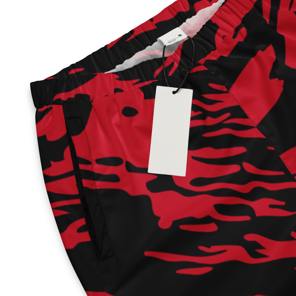 Modern Warfare Red Tiger Stripe CAMO Unisex track pants - Track Pants