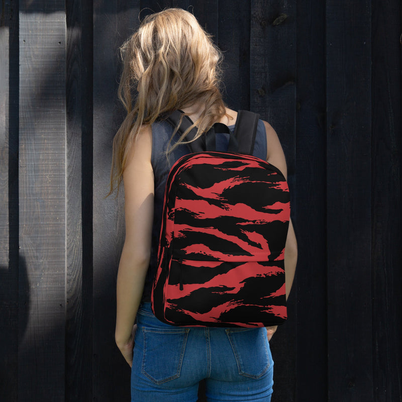 Tiger Stripe Crimson CAMO Backpack - Bag