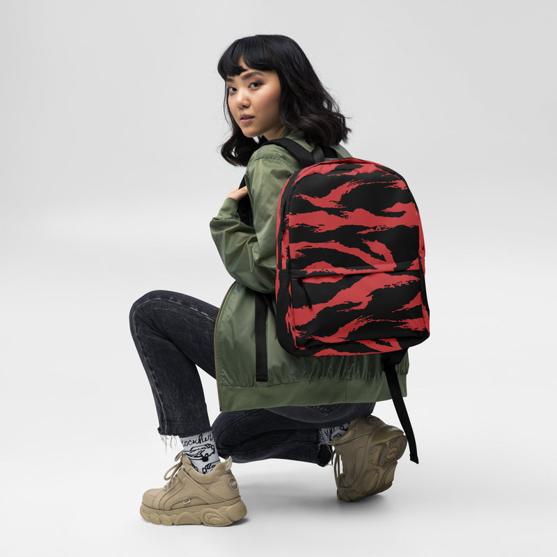 Tiger Stripe Crimson CAMO Backpack - Bag