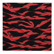 Tiger Stripe Crimson CAMO Bandana - L - Head
