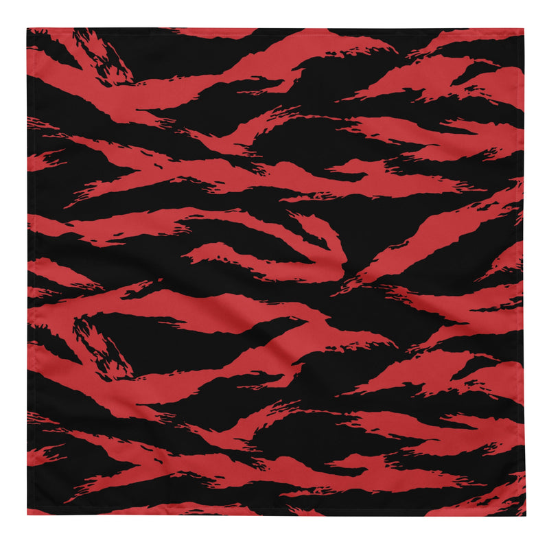 Tiger Stripe Crimson CAMO Bandana - L - Head
