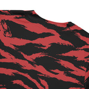 Tiger Stripe Crimson CAMO Unisex Baseball Jersey