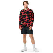 Tiger Stripe Crimson CAMO Unisex Hockey Fan Jersey