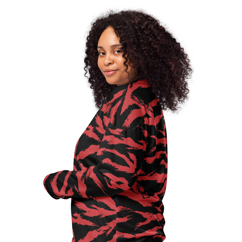 Tiger Stripe Crimson CAMO Unisex Hockey Fan Jersey