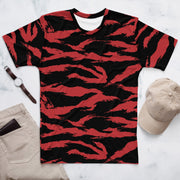 Tiger Stripe Crimson CAMO Mens T-Shirt - XS