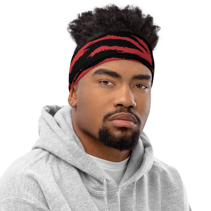 Modern Warfare Tiger Stripe Red and Black CAMO Neck Gaiter Gaiters