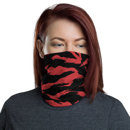 Modern Warfare Tiger Stripe Red and Black CAMO Neck Gaiter Gaiters