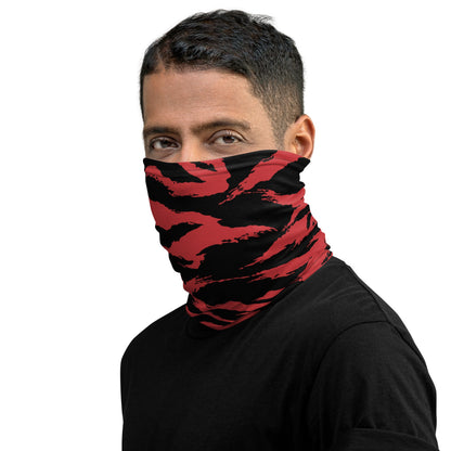 Modern Warfare Tiger Stripe Red and Black CAMO Neck Gaiter Gaiters