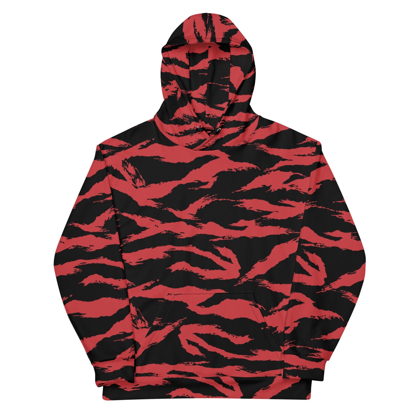 Modern Warfare Tiger Stripe Red and Black CAMO Unisex Hoodie Hoodies