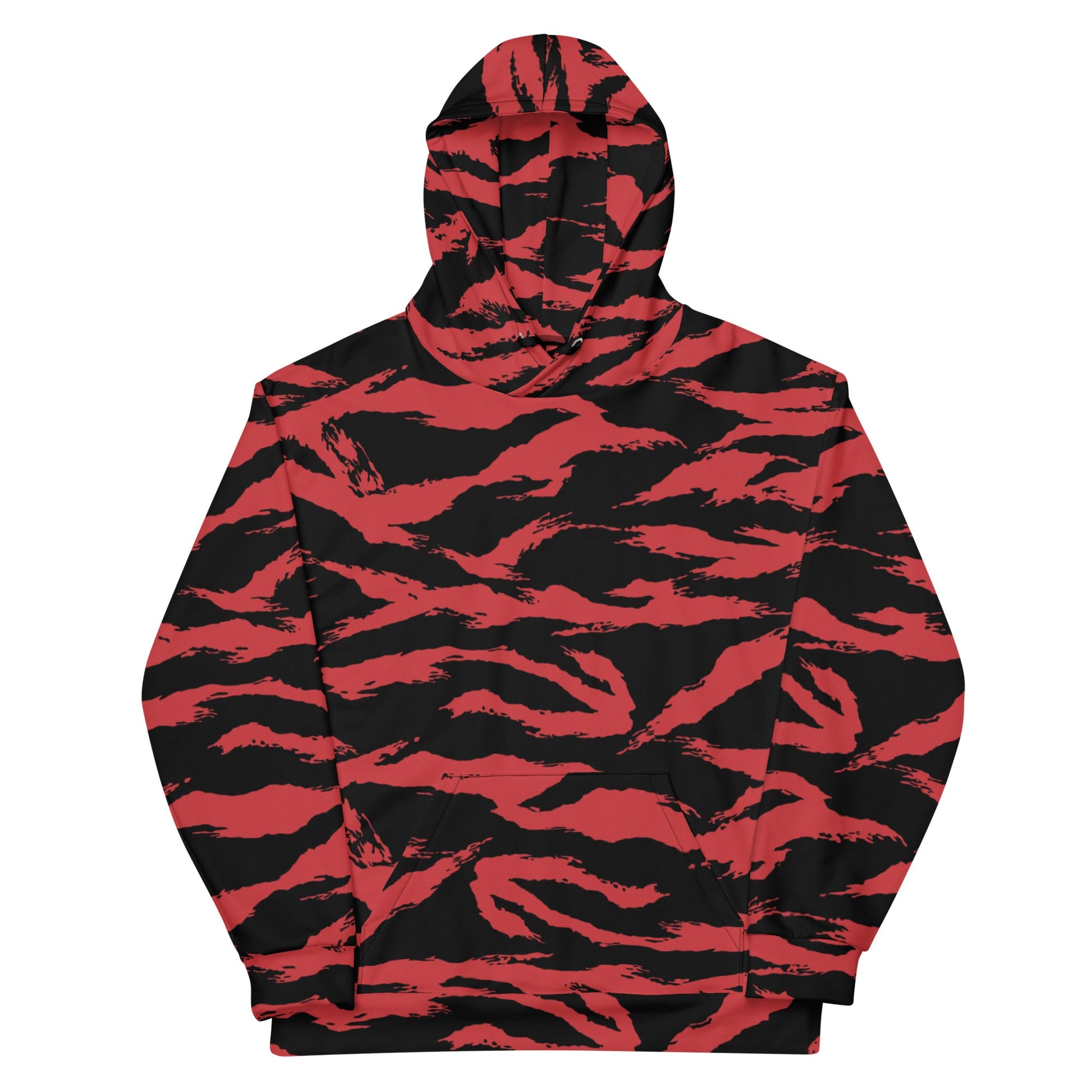 Modern Warfare Tiger Stripe Red and Black CAMO Unisex Hoodie Hoodies