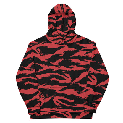 Modern Warfare Tiger Stripe Red and Black CAMO Unisex Hoodie Hoodies