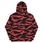 Tiger Stripe Crimson CAMO Unisex Hoodie