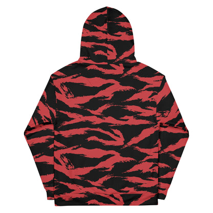Modern Warfare Tiger Stripe Red and Black CAMO Unisex Hoodie Hoodies