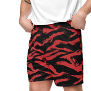 Tiger Stripe Crimson CAMO Unisex Mesh Shorts