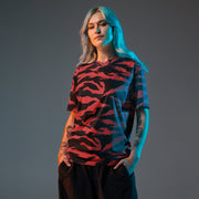 Tiger Stripe Crimson CAMO Unisex Sports Jersey