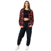 Tiger Stripe Crimson CAMO Unisex Track Jacket