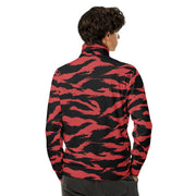 Tiger Stripe Crimson CAMO Unisex Track Jacket
