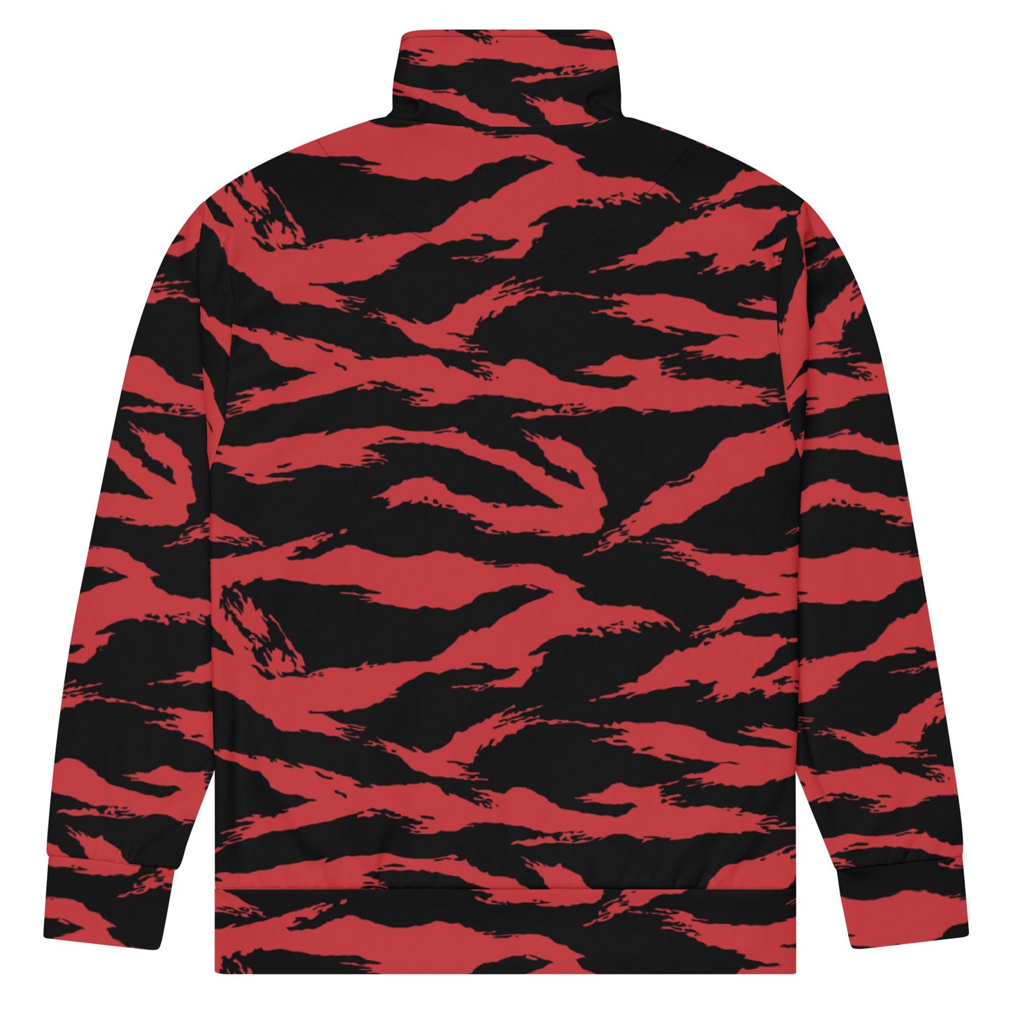 Modern Warfare Tiger Stripe Red and Black CAMO Unisex track jacket - Track Jackets