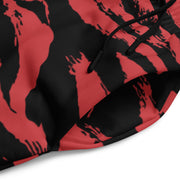 Tiger Stripe Crimson CAMO Unisex Wide-Leg Joggers