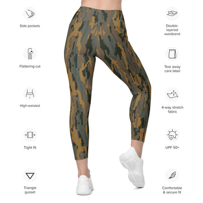 Modern Warfare Urban Dusk CAMO Leggings with pockets - Womens With Pockets