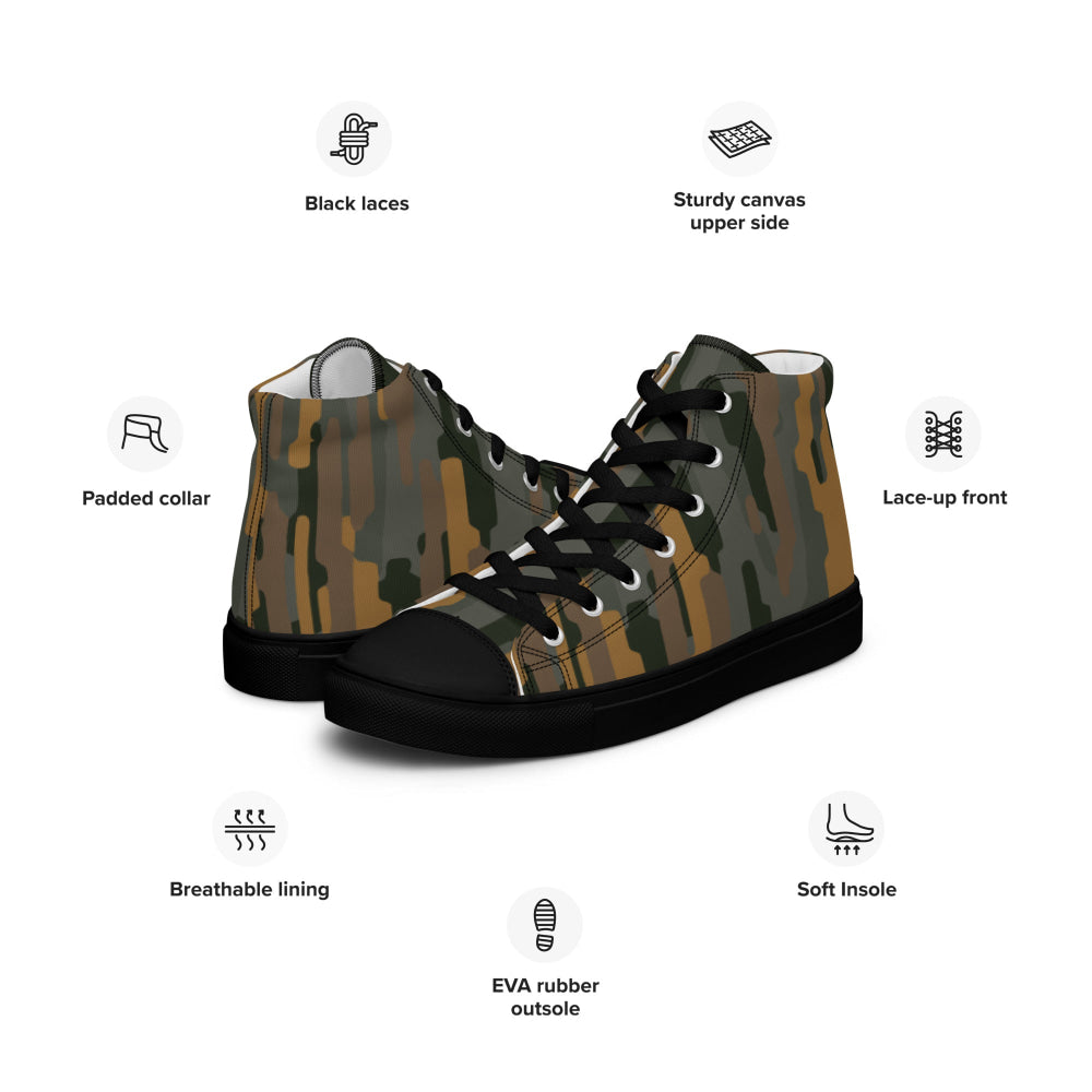 Modern Warfare Urban Dusk CAMO Men’s high top canvas shoes - Mens High Top Canvas Shoes