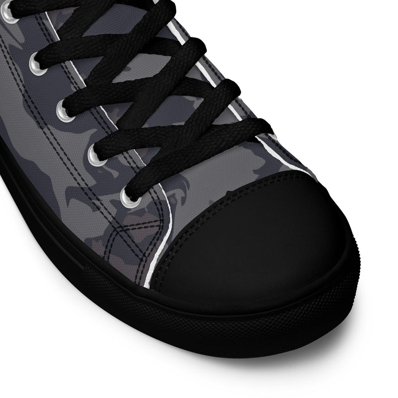Urban Slate CAMO Mens High-Top Canvas Shoes