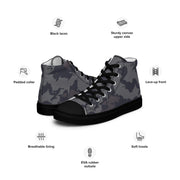 Urban Slate CAMO Mens High-Top Canvas Shoes