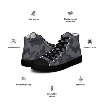 Modern Warfare Urban Rust CAMO Mens high top canvas shoes - High Top Canvas Shoes