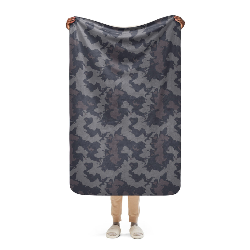 Urban Slate CAMO Sherpa Blanket - 37″×57″