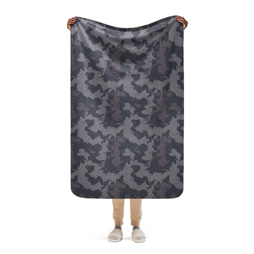 Urban Slate CAMO Sherpa Blanket - 37″×57″