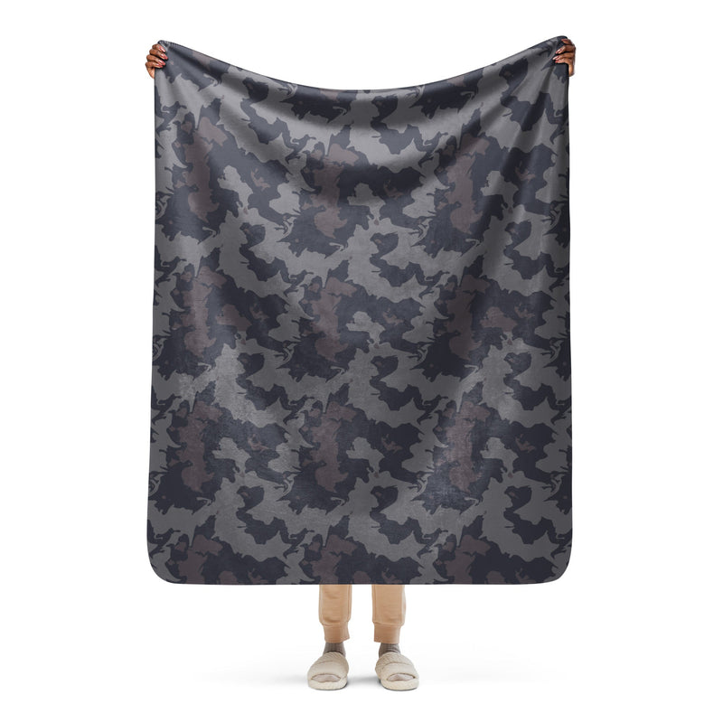 Urban Slate CAMO Sherpa Blanket - 50″×60″