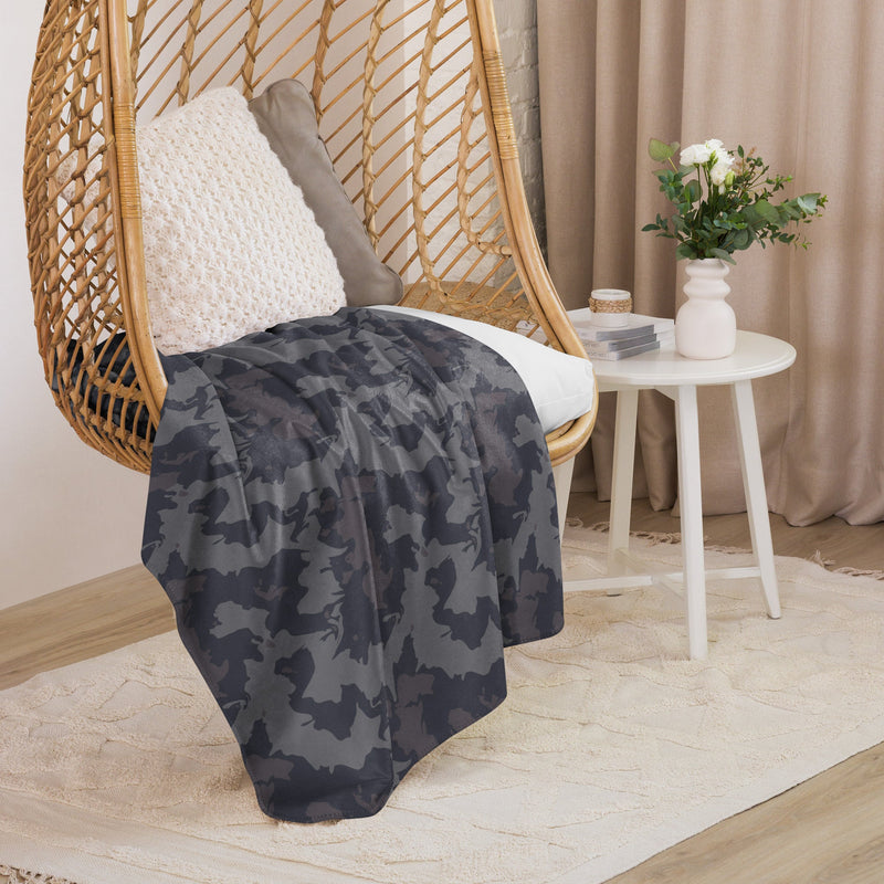 Urban Slate CAMO Sherpa Blanket
