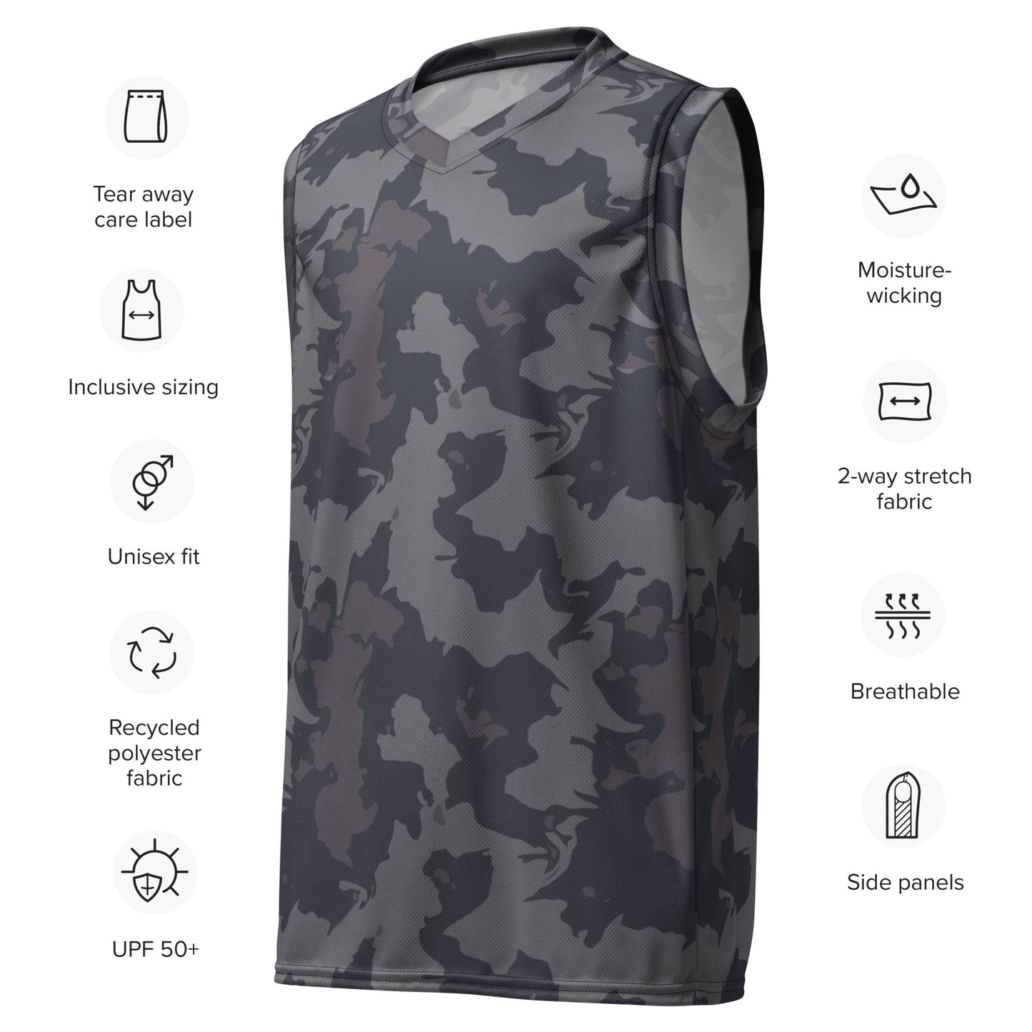 Modern Warfare Urban Rust CAMO unisex basketball jersey - Basketball Jerseys