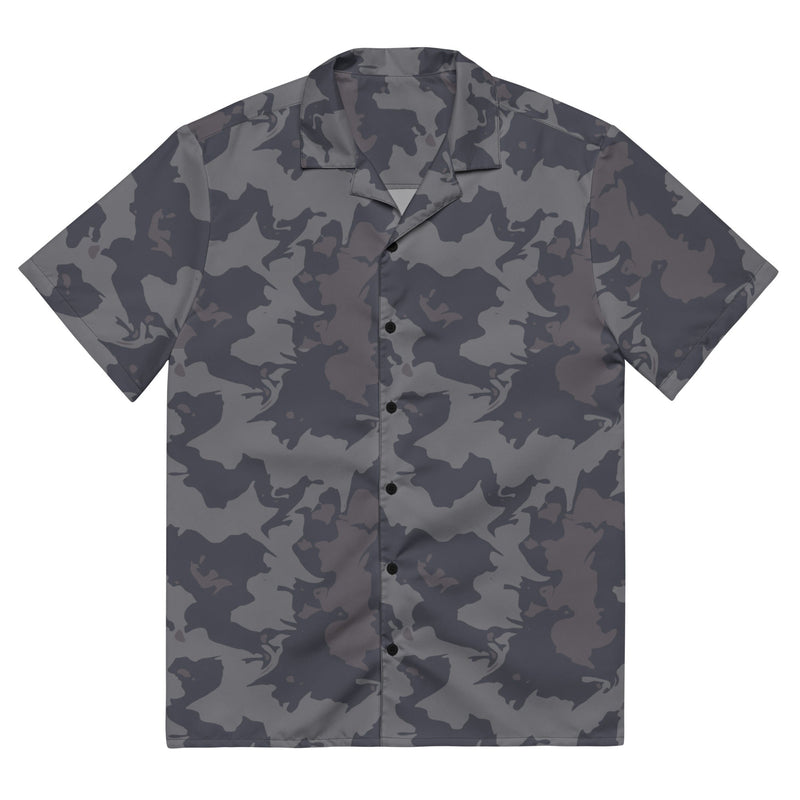 Urban Slate CAMO Unisex Short-Sleeve Button Shirt - 2XS - Button-Up