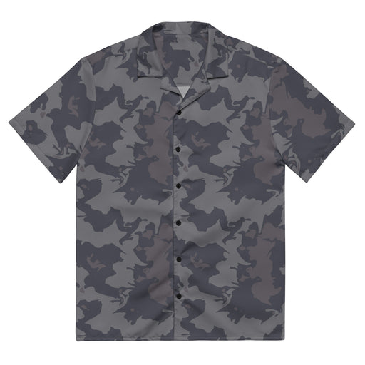 Urban Slate CAMO Unisex Short-Sleeve Button Shirt - 2XS - Button-Up