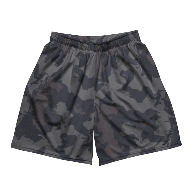 Urban Slate CAMO Unisex Mesh Shorts - 2XS
